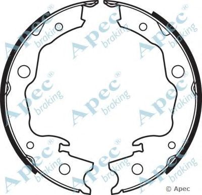 APEC BRAKING shu727 -  Комплект тормозных колодок